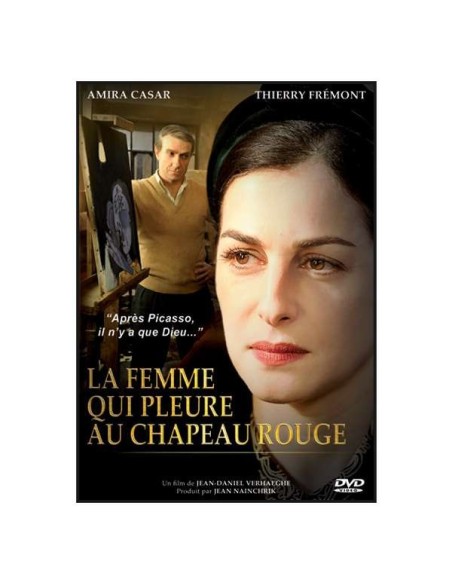La femme qui pleure au chapeau rouge