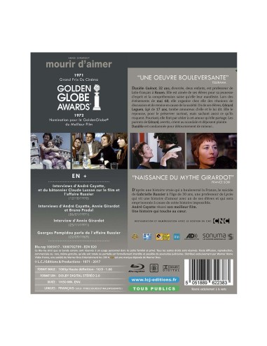 Mourir d'aimer - Blu-ray