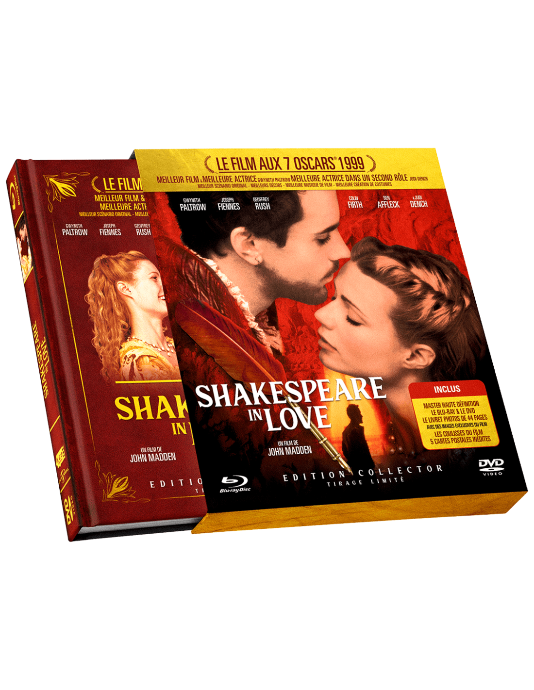 Shakespeare In Love Edition Collector Blu Ray Et Dvd