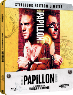 Steelbook Papillon 1 BD + 1 4k UHD (Précommande:...